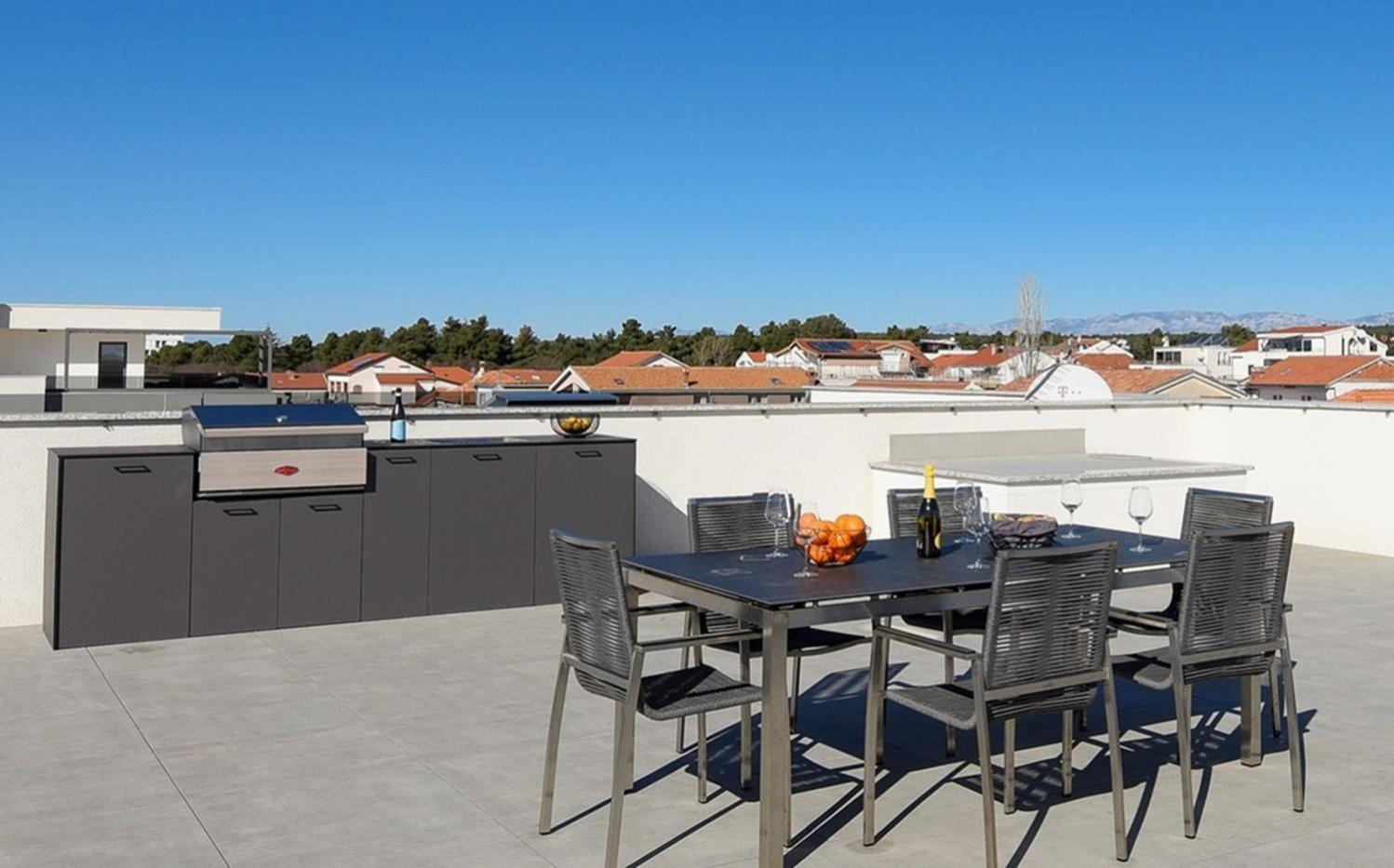 Fux Luxury Rooftop Terrace Jacuzzi & Bbq Zadar Exteriör bild